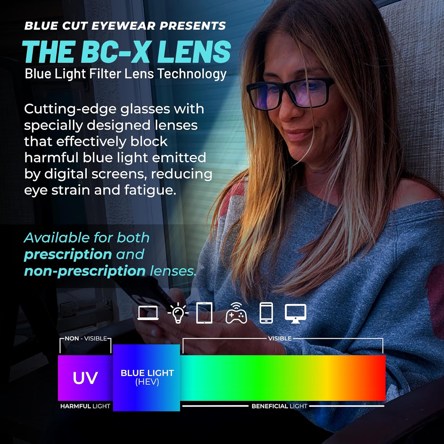 Blue Cut Blue Light Blocking Glasses
